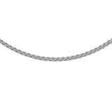 9K White Gold 1.4mm Spiga Chain /18"