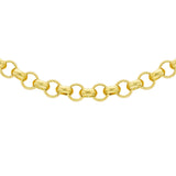 9K Yellow Gold Solid 160 Round Belcher Chain/ 20"