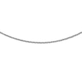 9K White Gold DC Mini 25 Spiga Chain