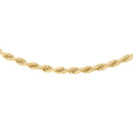 9K Yellow Gold Rope Chain/ 22"