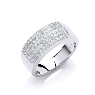 9ct W/gd 0.50ct Diamond Ring