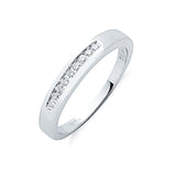 9ct White Gold 0.15ctw Diamond Eternity Ring