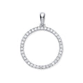 9ct White Gold 0.33ct Circle Of Life Diamond Pendant