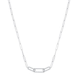 9ct White Gold 0.35ctw Necklace
