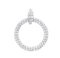 9ct White Gold 0.60ct Circle Of Life Diamond Pendant