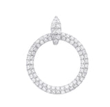 9ct White Gold 0.60ct Circle Of Life Diamond Pendant