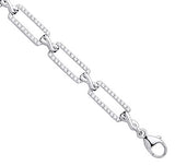 9ct White Gold 1.13ct Bracelet