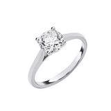 9ct White Gold 2.00ctw Solitaire Lab Grown Diamond Ring Igi Certified