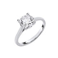 9ct White Gold 3.00ctw Solitaire Lab Grown Diamond Ring Igi Certified