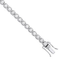 9ct White Gold 5.00ctw Lab Grown Diamond Tennis Bracelet Wgi Certified