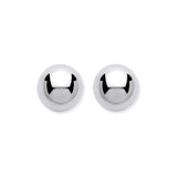 9ct White Gold 5mm Ball Studs