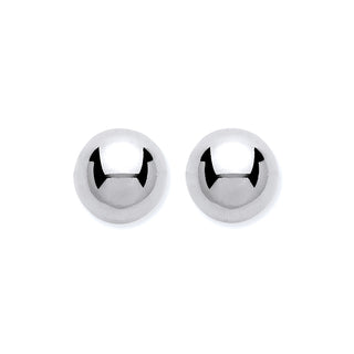9ct White Gold 5mm Ball Studs