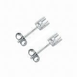 9ct White Gold Earrings Mount 0.20ctw