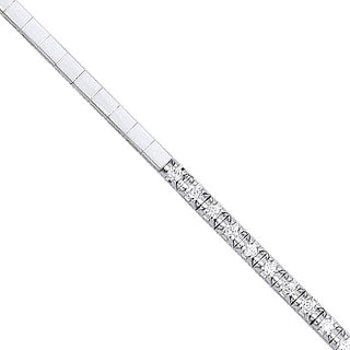 9ct White Gold Half Eternity 0.33ct Tennis Bracelet
