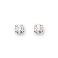 9ct Yellow Gold 0.20ct Claw Set Diamond Stud Earrings