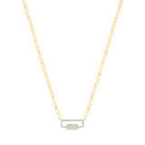 9ct Yellow Gold 0.22ctw (Chain 17")