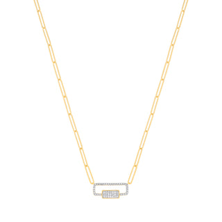 9ct Yellow Gold 0.22ctw (Chain 17")