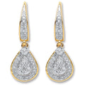 9ct Yellow Gold 0.25ct Diamond Drop Earrings