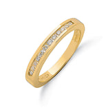 9ct Yellow Gold 0.25ct Diamond Eternity Ring
