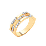 9ct Yellow Gold 0.33ctw Diamond Ring