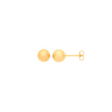 9ct Yellow Gold 5mm Ball Studs