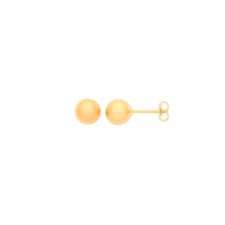 9ct Yellow Gold 5mm Ball Studs