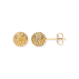 9ct Yellow Gold Filigree 8mm Studs