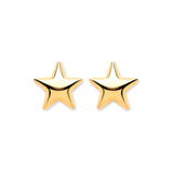 9ct Yellow Gold Star Studs