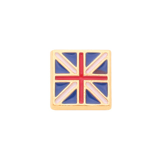 9ct Yellow Gold Union Jack Single Stud For Men