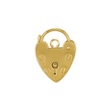 9ct Yg 13.5mm Padlock