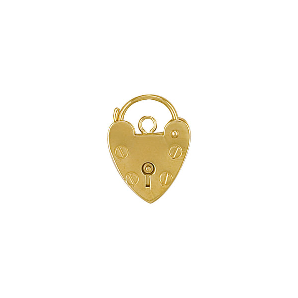 9ct Yg 9mm Padlock