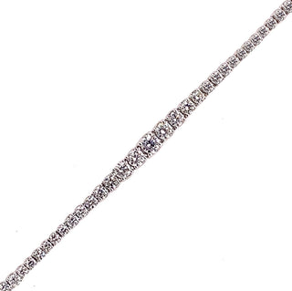 18K White Gold 2.76ct Diamond Set Tennis Bracelet