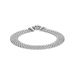9K White Gold Bismark Bracelet