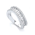 Baguette With Round CZ Ring