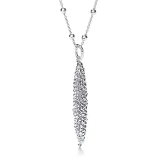 Corn Shape Grain Finish Necklace 17"/43cm