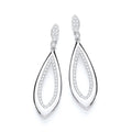 Fancy Pear CZ Drop