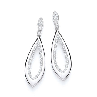 Fancy Pear CZ Drop