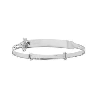 Sterling Silver ID Baby Bangle
