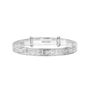 Sterling Silver Babies Celtic Design Bangle