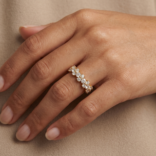 Model wearing 18K Yellow Gold 1.18ct Diamond Fancy Ring - Sonny's Jewellers