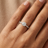 Platinum 0.90ct Round Brilliant Cut Diamond Ring