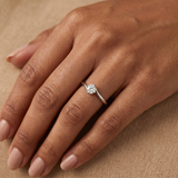 Platinum 0.40ct Solitaire Round Brilliant Cut Diamond Ring