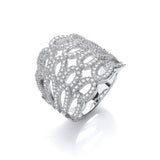 Micro Pave' CZ Fancy Ring