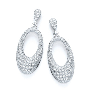 Micro Pave' Fancy Drop Earring (£130)