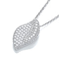 Micro Pave' Fancy Pendant CZ With 18" Chain (£75)