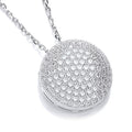 Micro Pave' Fancy Pendant CZ With 18" Chain (£80)