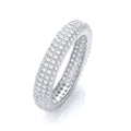 Micro Pave' Full Et Ring No Edge CZ