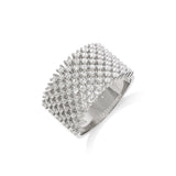 Micro Pave' Multi Row CZ Ring