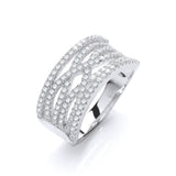 Micro Pave' White CZ Ring (£115)