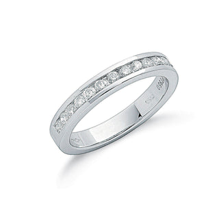 Platinum 0.50ct G/h-vs Diamond Eternity Ring